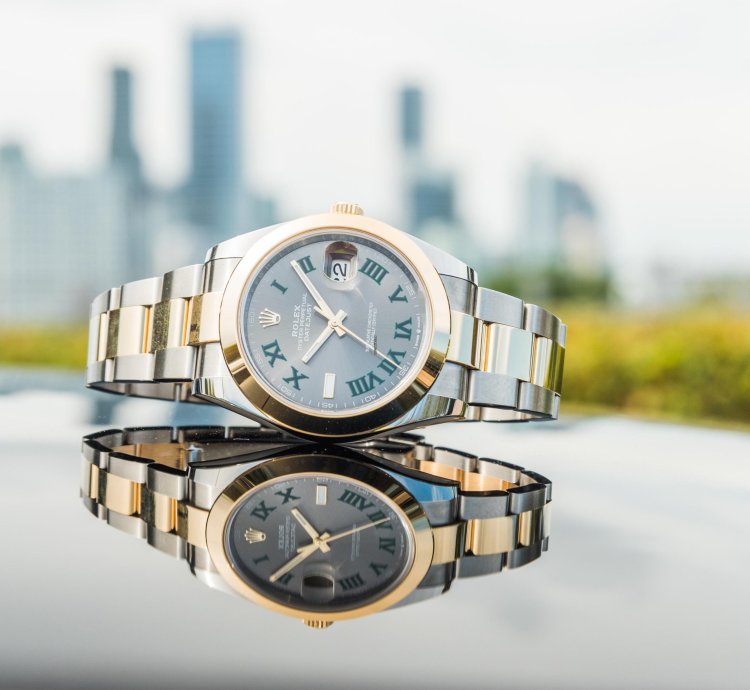 Rolex Datejust 41 Wimbledon Smooth Bezel Oyster