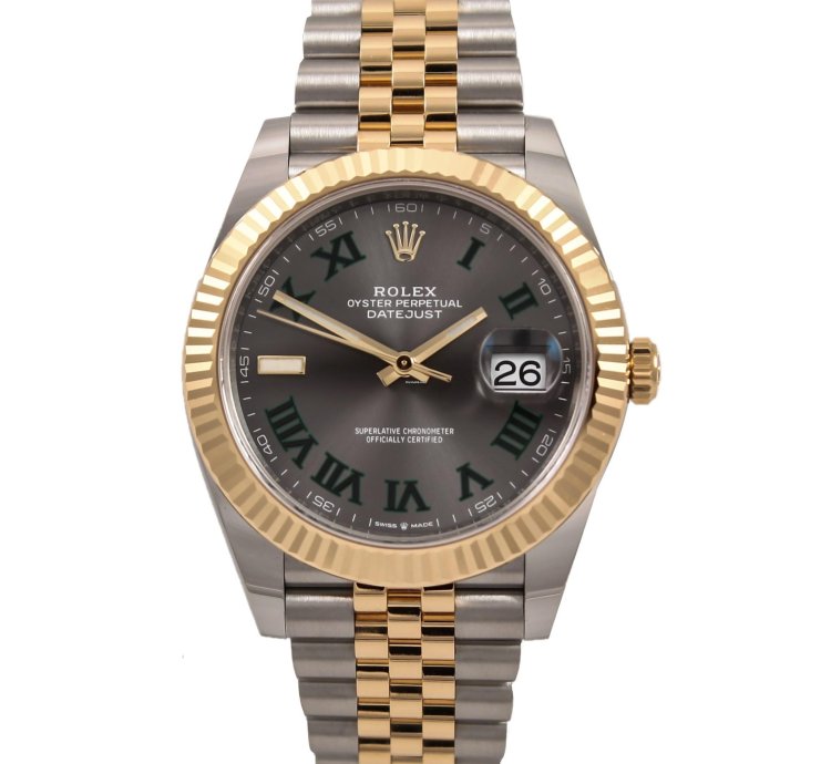 Rolex Datejust 41 Wimbledon Yg Ss Full Set 126333jubilee 2023