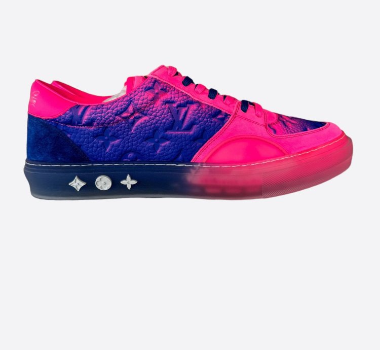 Louis Vuitton Pink Illusion Monogram Ollie Sneakers