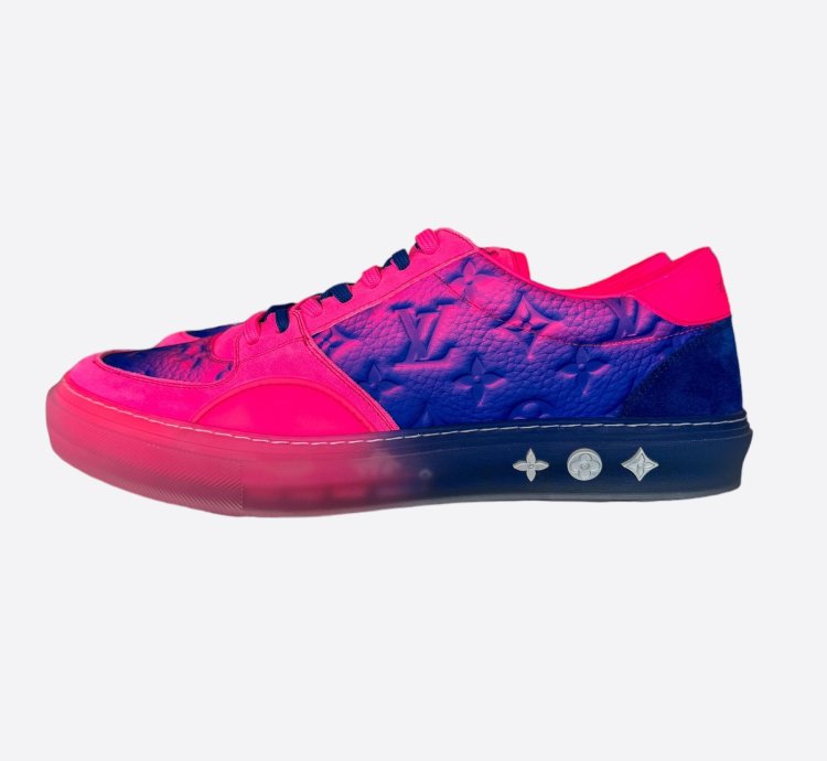 Louis Vuitton Pink Illusion Monogram Ollie Sneakers