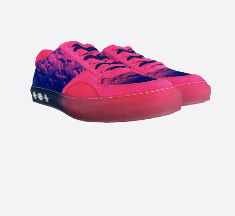 Louis Vuitton Pink Illusion Monogram Ollie Sneakers