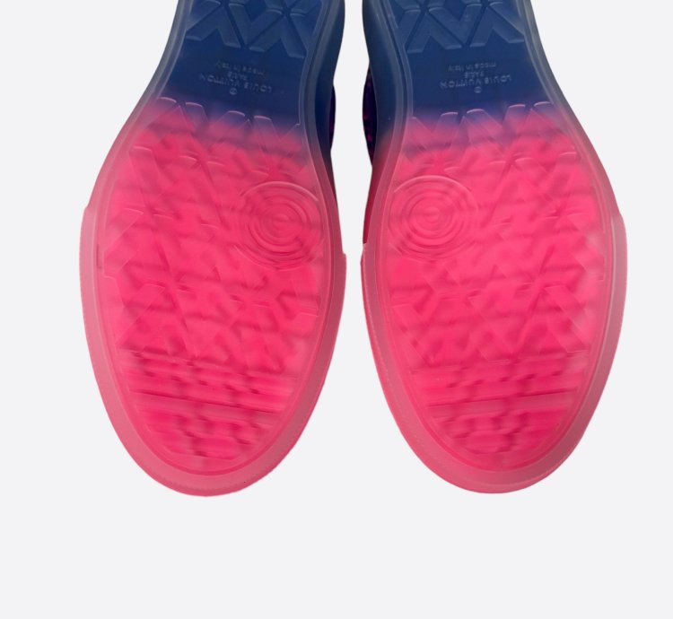 Louis Vuitton Pink Illusion Monogram Ollie Sneakers