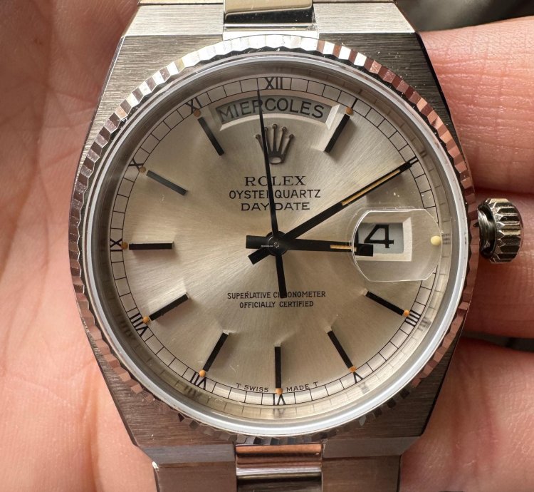 Rolex Day-date Oysterquartz Nuevo Con Caja Original
