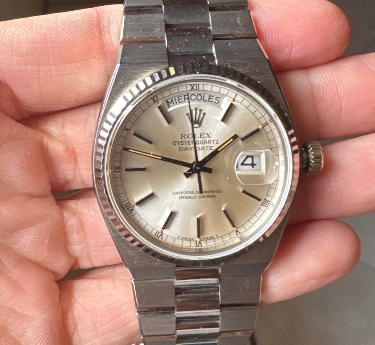 Rolex Day-date Oysterquartz Nuevo Con Caja Original