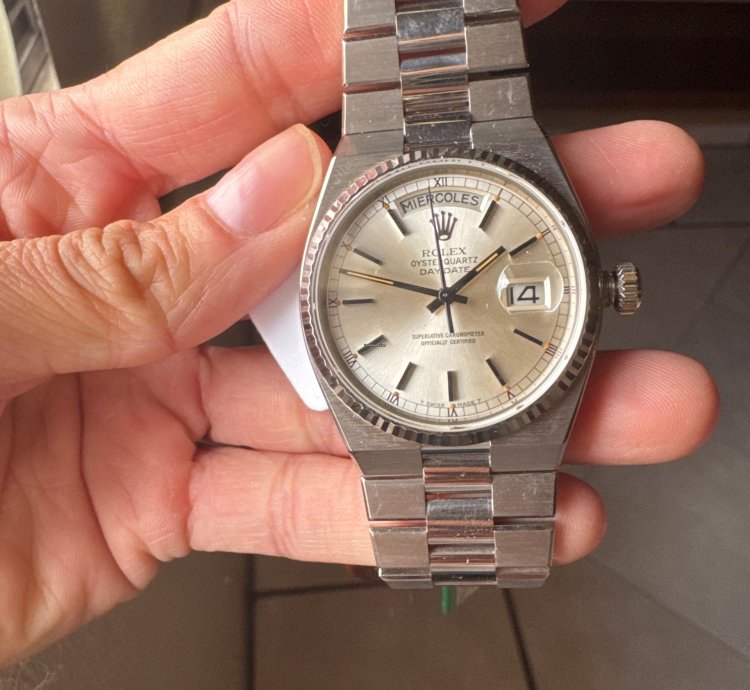 Rolex Day-date Oysterquartz Nuevo Con Caja Original