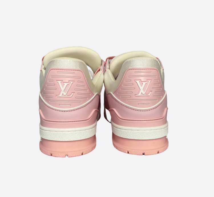 Louis Vuitton Pink White Monogram Trainers