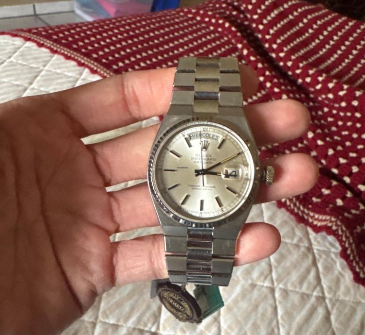 Rolex Day-date Oysterquartz Nuevo Con Caja Original