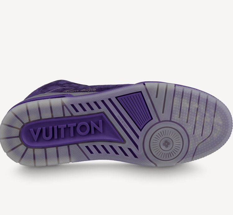 Louis Vuitton Purple Nubuck Leather
