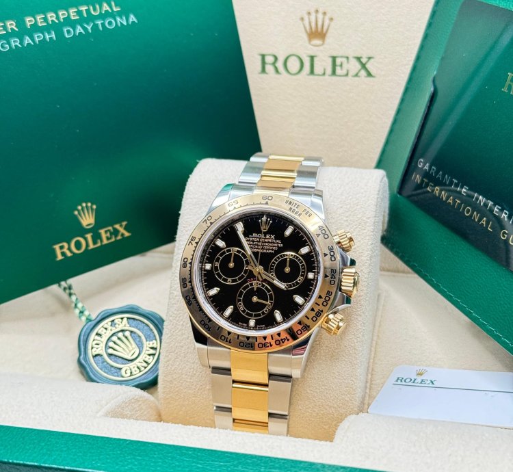 Rolex Daytona 116503 Black Dial Discontinued Two Tone Yellow Gold - Unworn 2023