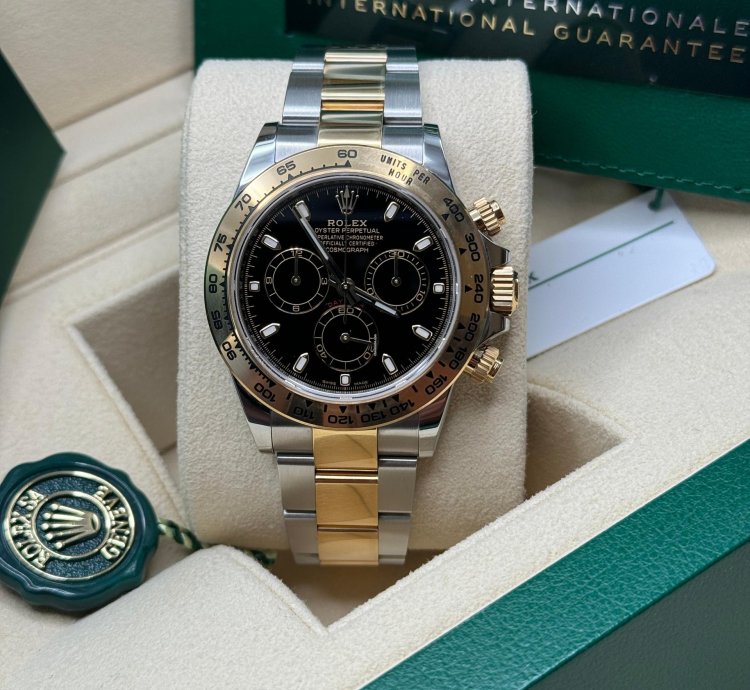 Rolex Daytona 116503 Black Dial Discontinued Two Tone Yellow Gold - Unworn 2023