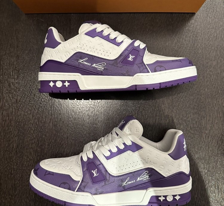 Louis Vuitton Purple Sneaker