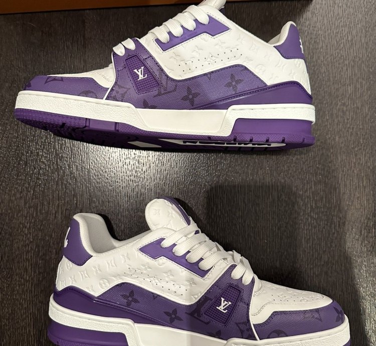Louis Vuitton Purple Sneaker