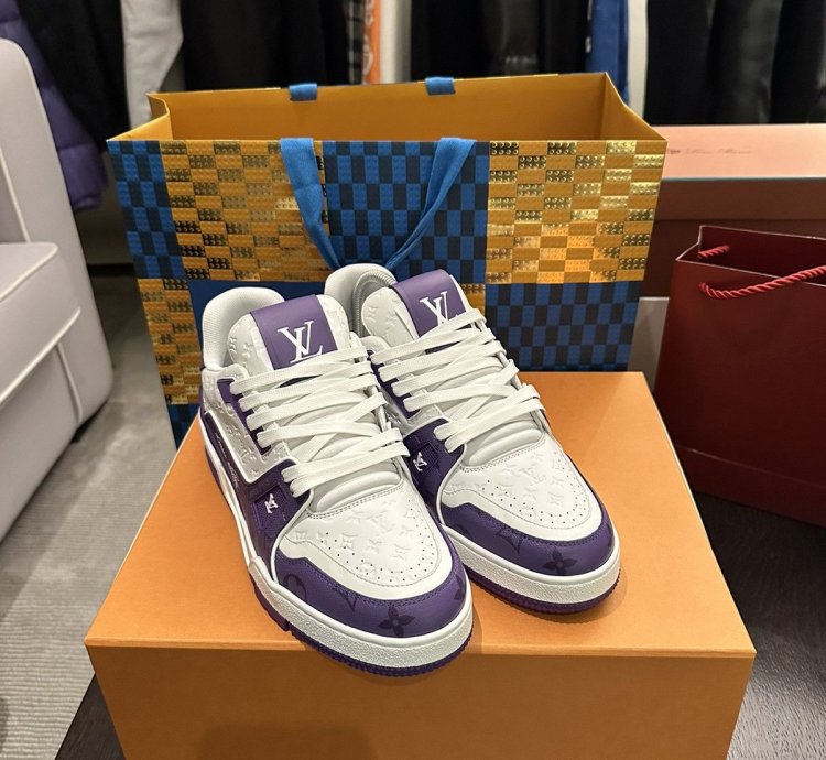 Louis Vuitton Purple Sneaker