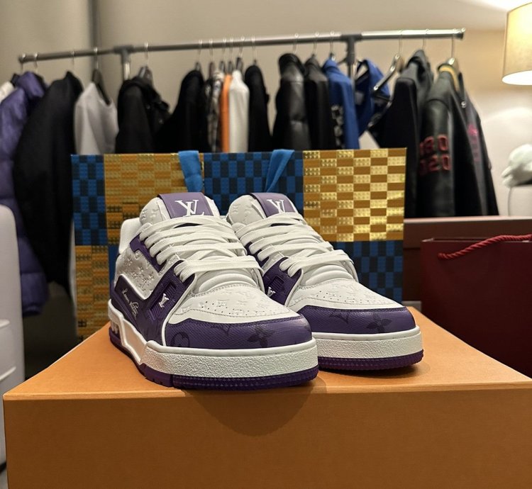 Louis Vuitton Purple Sneaker