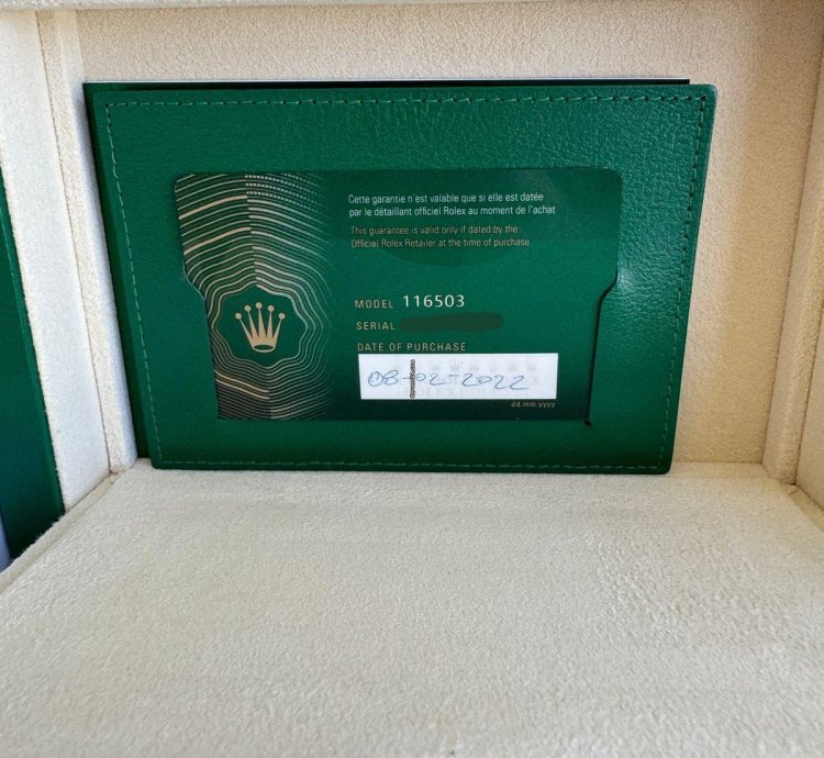 Rolex Daytona 116503 Fully Stickered Full Links Unworn
