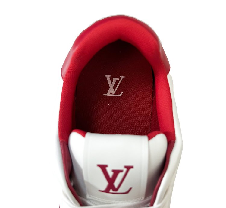 Louis Vuitton Red White Trainers