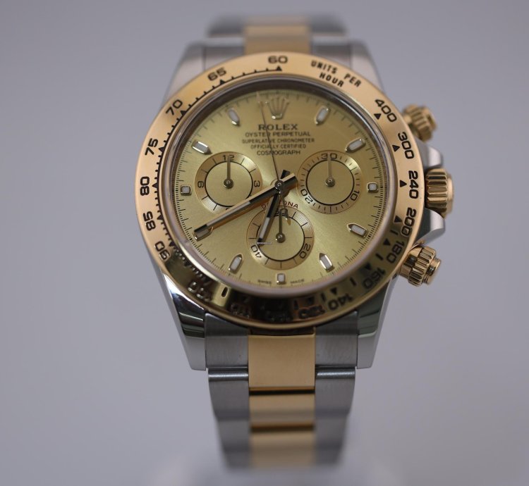 Rolex Daytona 2023 Daytona Stainless Steel And Yellow Gold Champagne Dial 116503