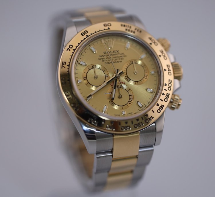 Rolex Daytona 2023 Daytona Stainless Steel And Yellow Gold Champagne Dial 116503