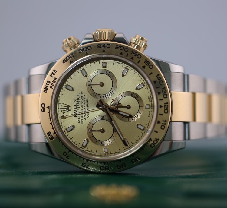 Rolex Daytona 2023 Daytona Stainless Steel And Yellow Gold Champagne Dial 116503