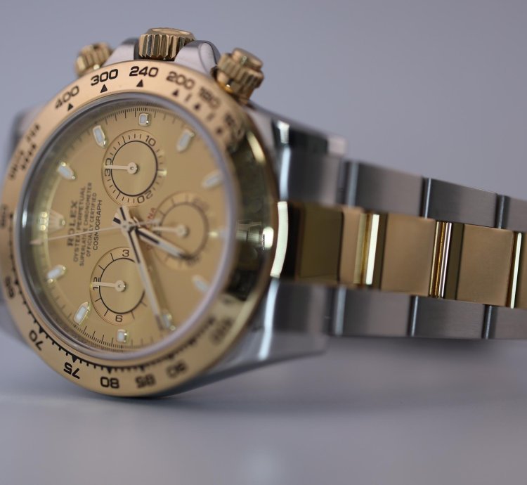 Rolex Daytona 2023 Daytona Stainless Steel And Yellow Gold Champagne Dial 116503