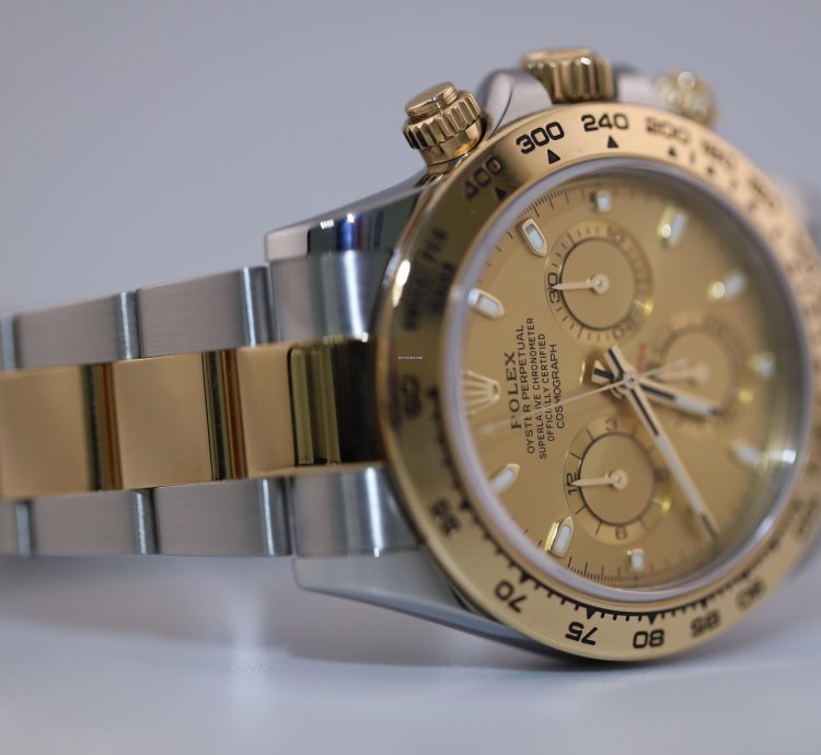 Rolex Daytona 2023 Daytona Stainless Steel And Yellow Gold Champagne Dial 116503