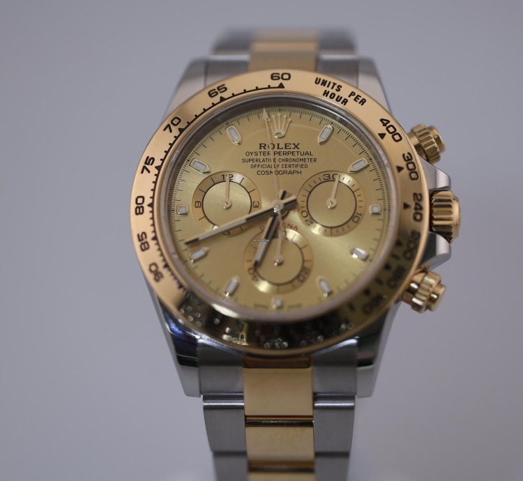Rolex Daytona 2023 Daytona Steel And Gold Champange Dial 116503