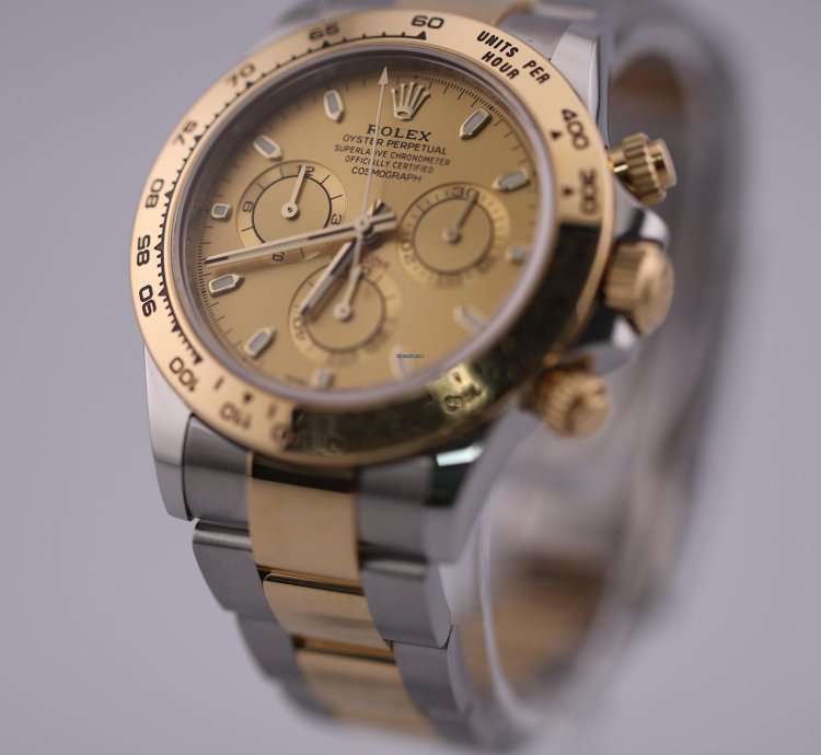 Rolex Daytona 2023 Daytona Steel And Gold Champange Dial 116503