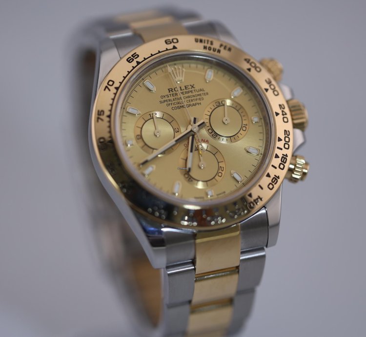Rolex Daytona 2023 Daytona Steel And Gold Champange Dial 116503