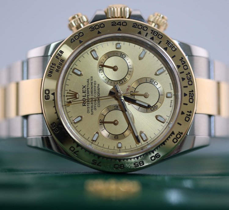 Rolex Daytona 2023 Daytona Steel And Gold Champange Dial 116503
