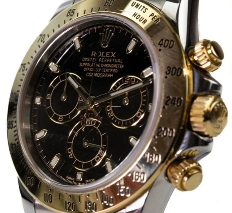Rolex Daytona 40mm Stainless Steel 18ct Yellow Gold Oyster Full Set