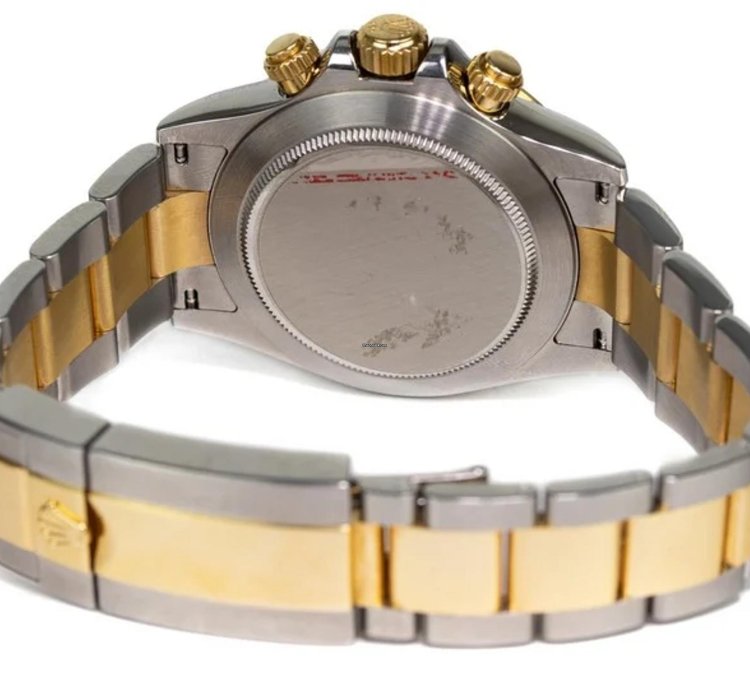 Rolex Daytona 40mm Stainless Steel 18ct Yellow Gold Oyster Full Set