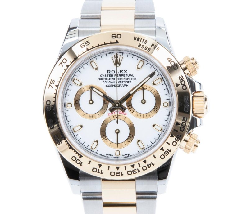 Rolex Daytona Chronograph New Lc100 2022 Fullset White Dial 116503