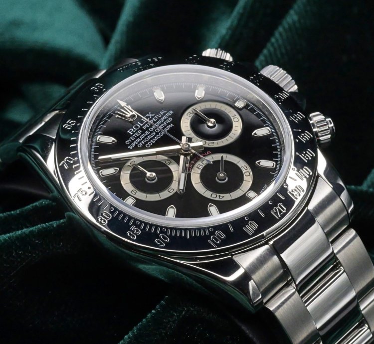 Rolex Daytona Mint Complete Set Daytona 40mm Black Dial Stainless Steel 116520