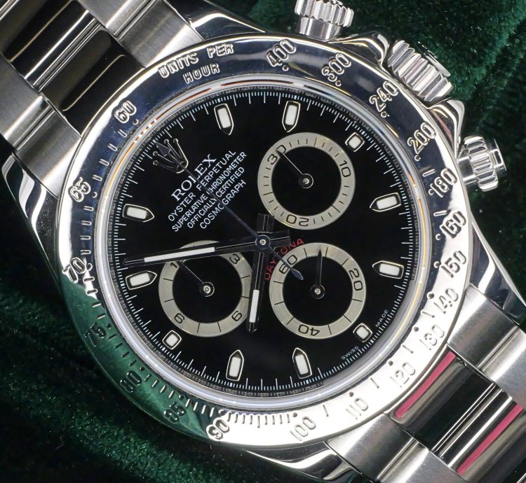 Rolex Daytona Mint Complete Set Daytona 40mm Black Dial Stainless Steel 116520