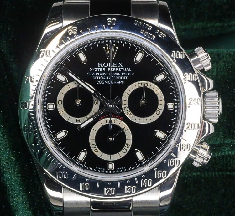 Rolex Daytona Mint Complete Set Daytona 40mm Black Dial Stainless Steel 116520