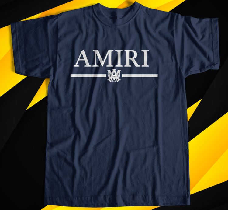 Amiri Core Navy T Shirt Size Usa S - 5xl