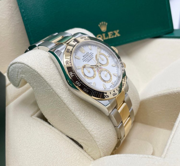 Rolex Daytona New Daytona 116503 White Index Dial Two Tone Yellow Gold Stainless Steel