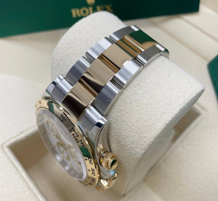 Rolex Daytona New Daytona 116503 White Index Dial Two Tone Yellow Gold Stainless Steel