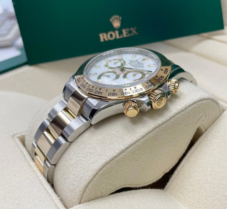 Rolex Daytona New Daytona 116503 White Index Dial Two Tone Yellow Gold Stainless Steel