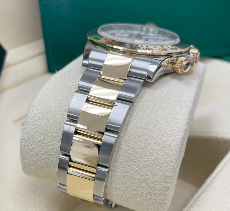 Rolex Daytona New Daytona 116503 White Index Dial Two Tone Yellow Gold Stainless Steel