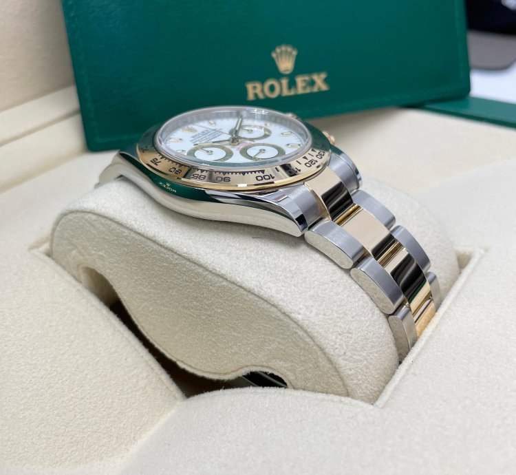 Rolex Daytona New Daytona 116503 White Index Dial Two Tone Yellow Gold Stainless Steel