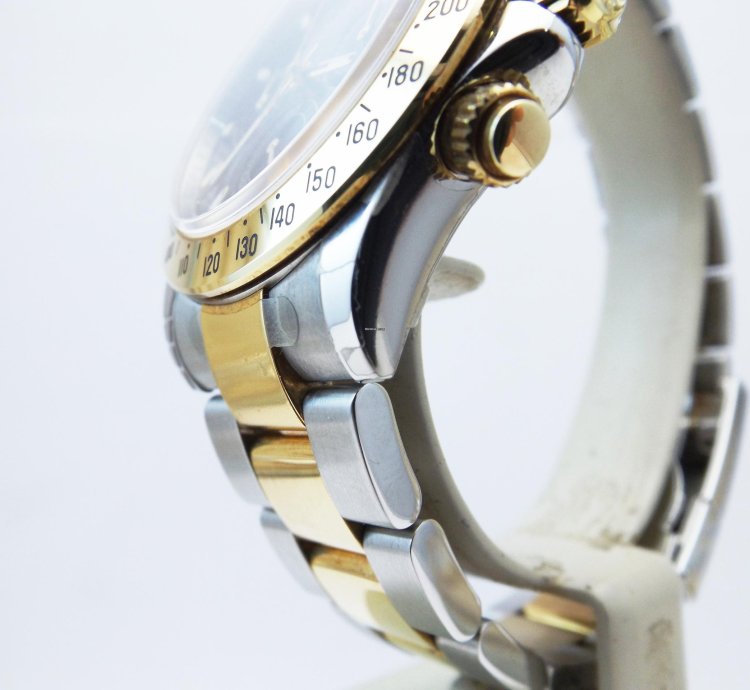 Rolex Daytona Ref 116523 New Stickers Black Dial Box Paper Serial