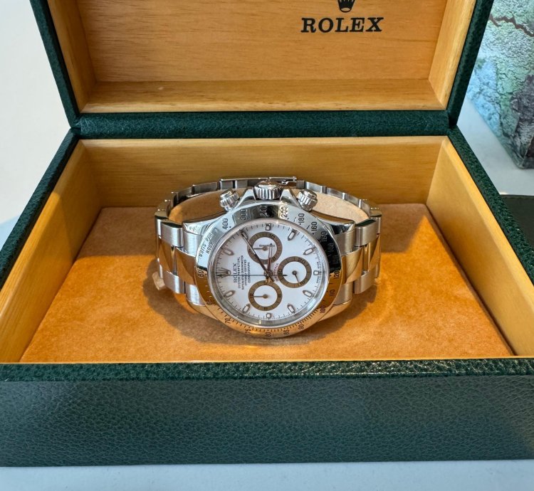 Rolex Daytona Thin Hands Daytona Full Box Full Papers Inc Purchase Tag