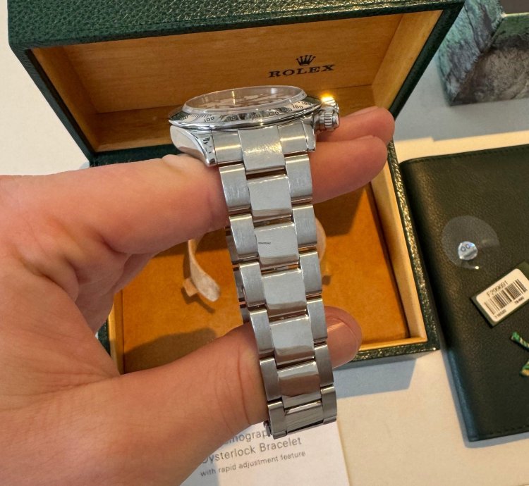 Rolex Daytona Thin Hands Daytona Full Box Full Papers Inc Purchase Tag