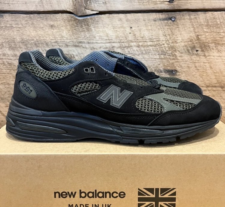 New Balance 991v2 Miuk Stone Island Ghost Pack Black