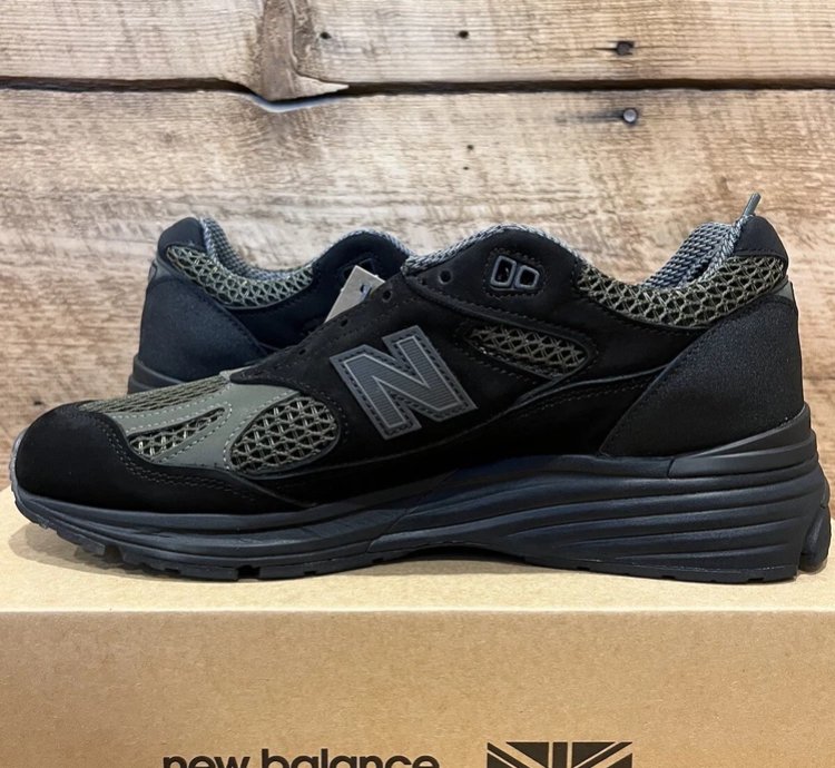 New Balance 991v2 Miuk Stone Island Ghost Pack Black