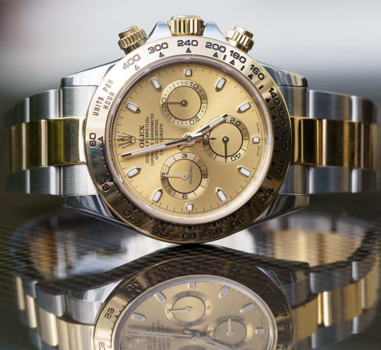Rolex Daytona Unworn 2022 Daytona 116503 Two Tone Champagne Dial