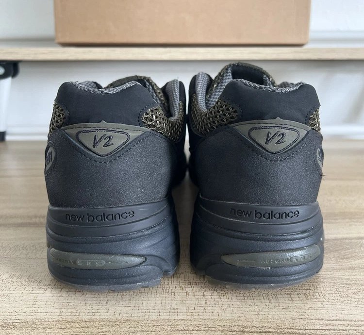 New Balance 991v2 Miuk Stone Island Ghost Pack Black