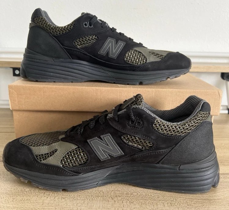 New Balance 991v2 Miuk Stone Island Ghost Pack Black