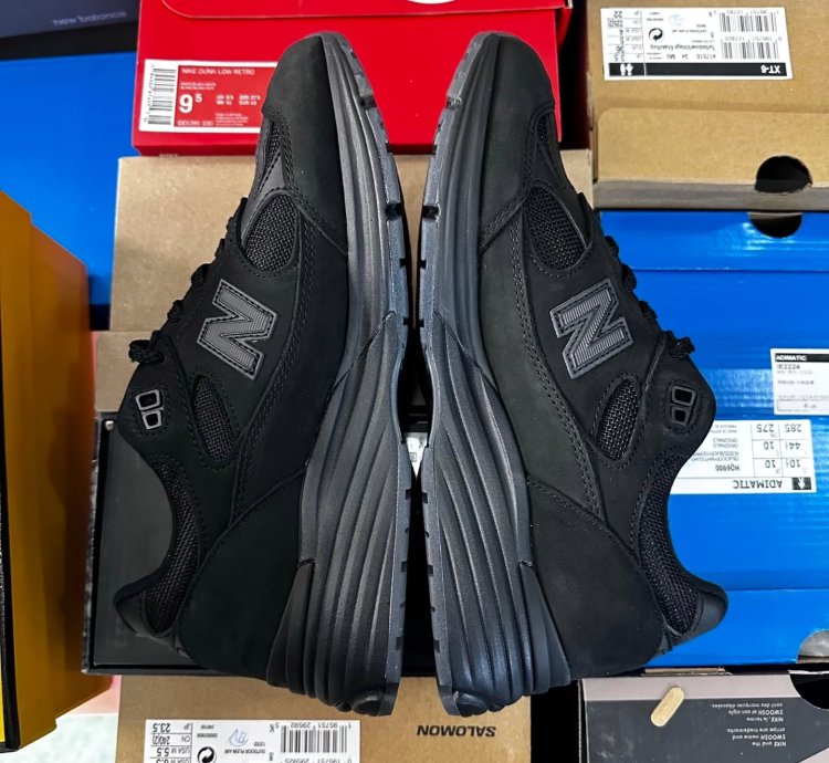 New Balance 991v2 Miuk Stone Island Ghost Pack Black
